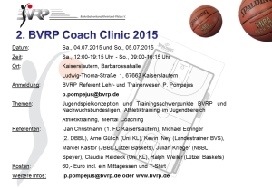 BVRP Coach Clinic 2015